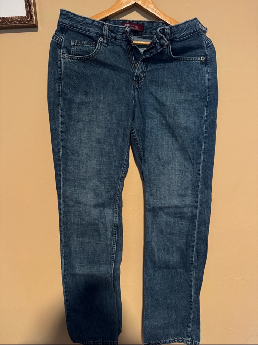Lee Women's Dark Blue Straight-Leg Jeans